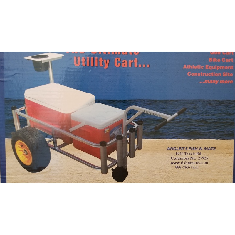 Angler’s Fish-N-Mate Cart Black Tires w/ Front Wheel 433