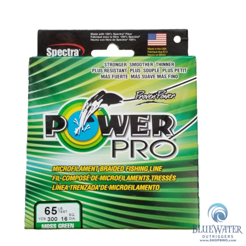 Power Pro Moss Green 65 lb 300 yds Braided Fishing Line