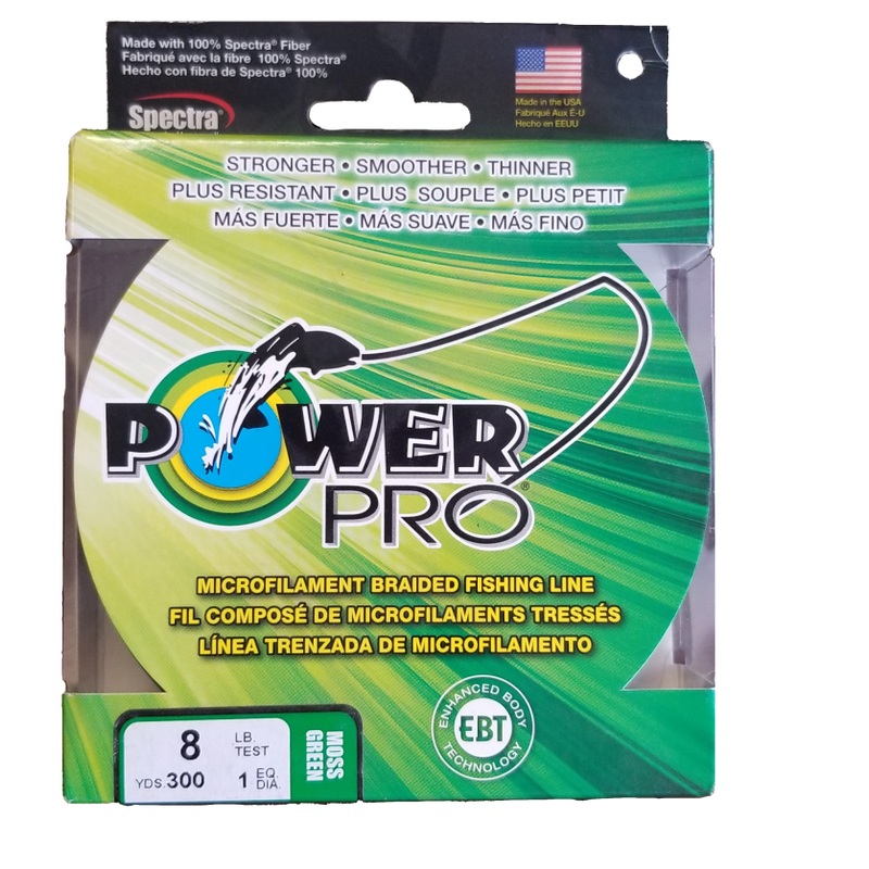 Power Pro Moss Green 8 lb 300 yds Braided Fishing Line