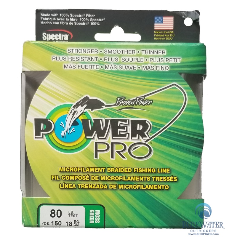 Power Pro Moss Green 80 lb 150 yds Braided Fishing Line