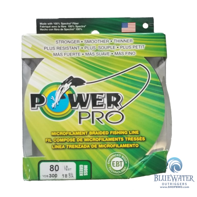Power Pro Moss Green 80 lb 300 yds Braided Fishing Line