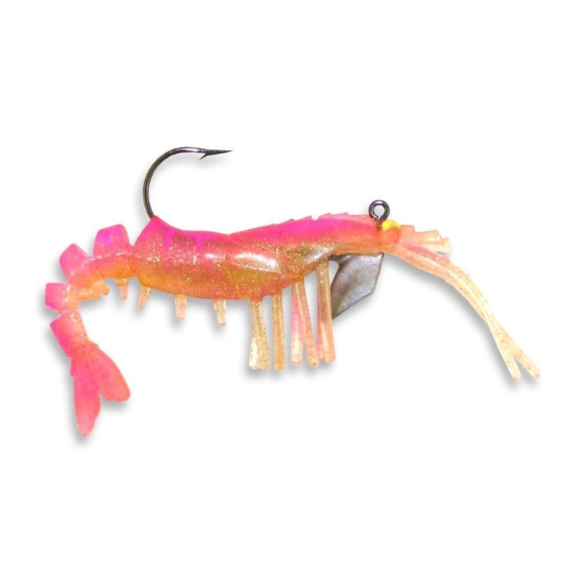 Vudu Shrimp Pink 3-1/4|Pink|3-1/4″|1/8 oz