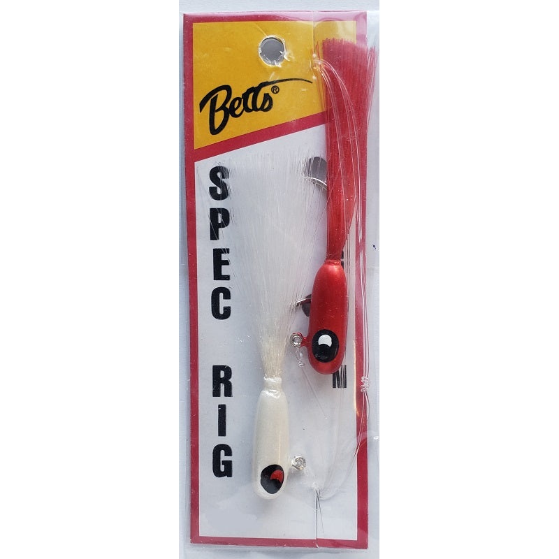 Betts Spec Rig Magnum 1/4 oz White/Red