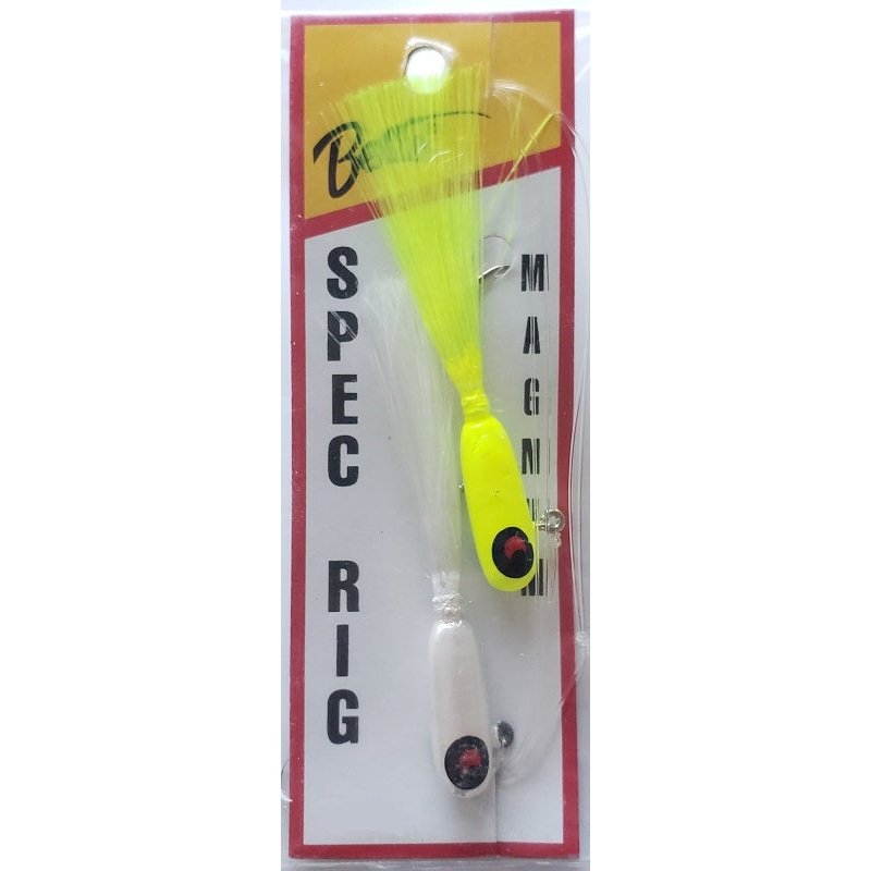 Betts Spec Rig Magnum 1/4 oz White/Yellow