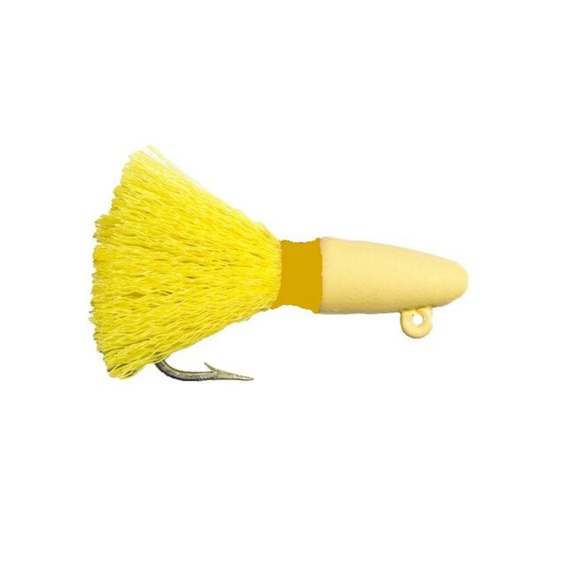 BOONE Pompano Jig Cream/Yellow 3/8oz 3pk
