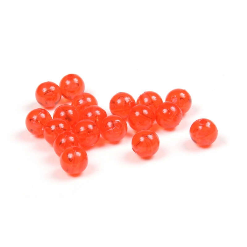 Sea Striker Round Plastic Beads – Red