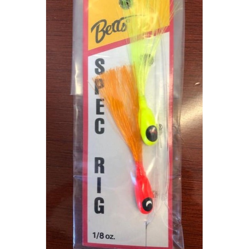 Betts Spec Rig 1/8 oz Orange/Chartreuse