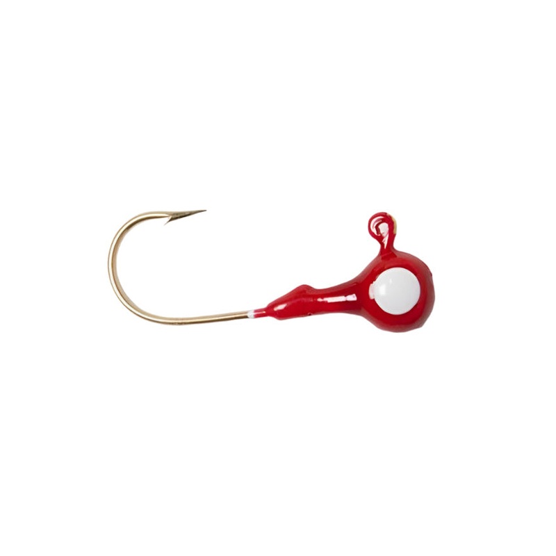 Betts Spin Jigheads Red 10 pk|Red|1/32 oz|1/16 oz