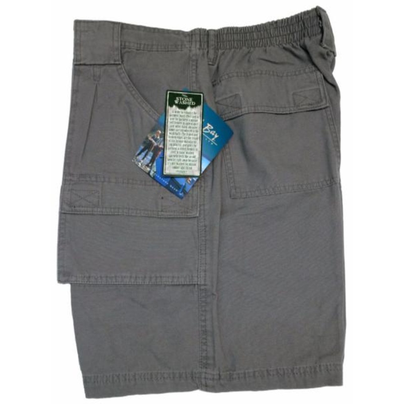 Bimini Bay Outback Men’s Cotton Shorts Charcoal 31201
