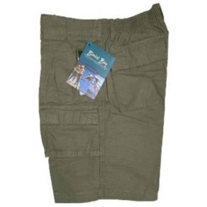 Bimini Bay Outback Men’s Cotton Shorts Olive 31201