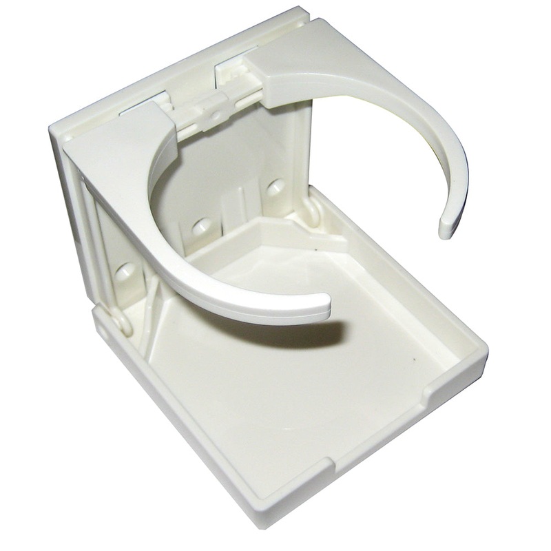 Whitecap Folding Drink Holder – White Nylon [S-5086P]