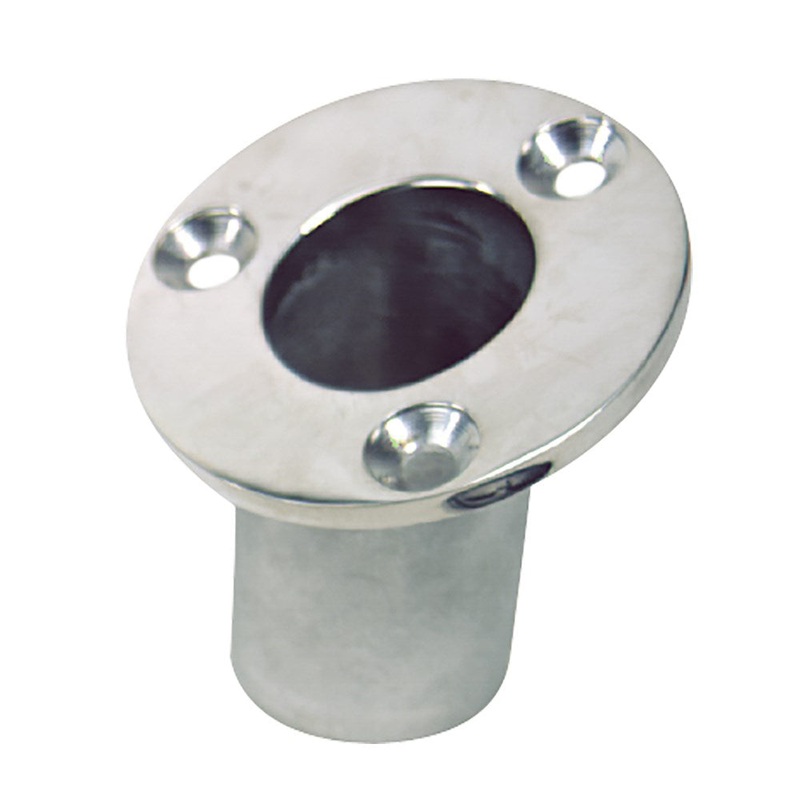 Sea-Dog Flush Mount Flagpole Socket – 25 – 1-1/4 ID – 316 Stainless Steel [491713-1]