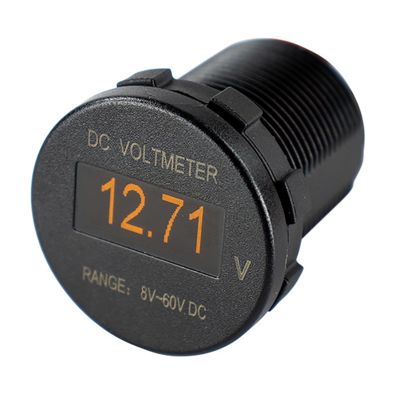 Sea-Dog OLED Voltmeter – Round [421600-1]
