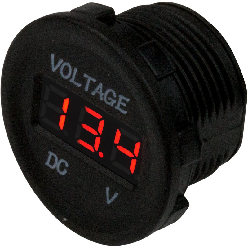 Sea-Dog Round Voltage Meter – 6V-30V [421615-1]