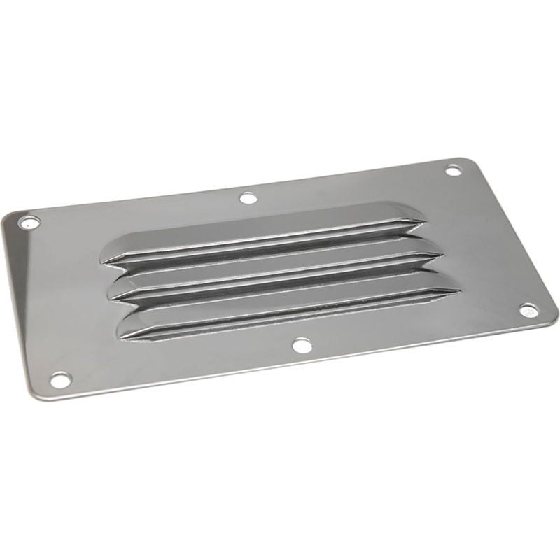 Sea-Dog Stainless Steel Louvered Vent – 5 x 4-5/8 [331390-1]