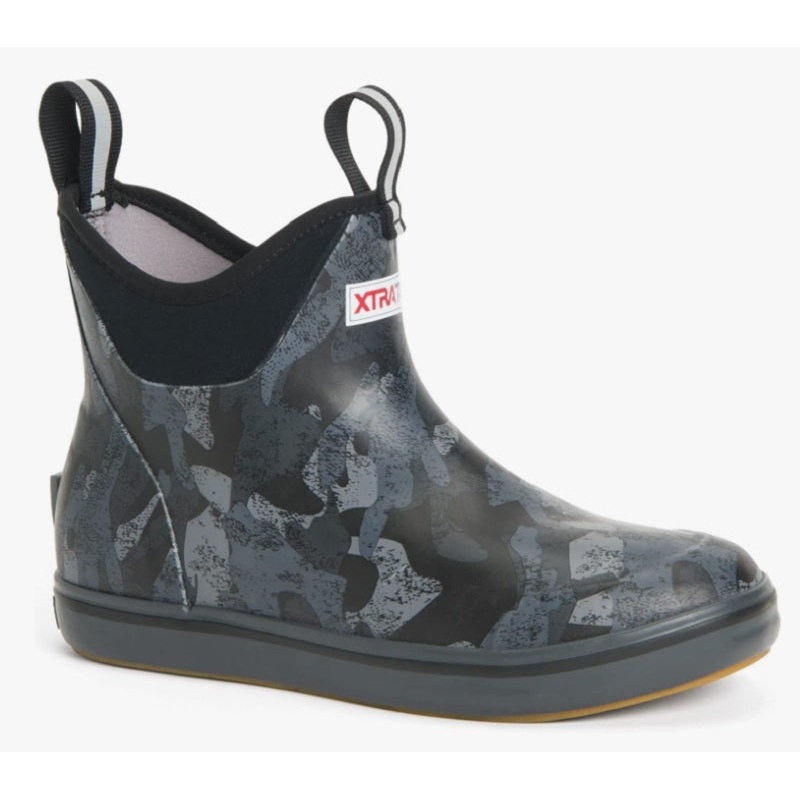 XTRATUF Women’s Ankle Deck Boot Black Camo