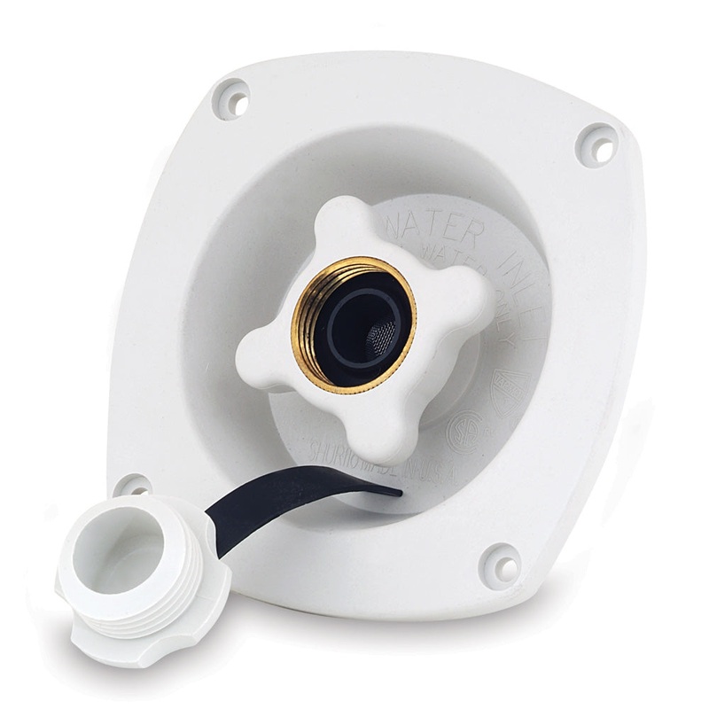 Shurflo by Pentair Pressure Reducing City Water Entry – Wall Mount – Gel White [183-029-18]