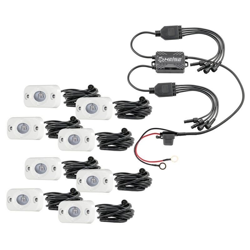 HEISE RGB Accent Light Kit – 8 Pack [HE-8MLRGBK]