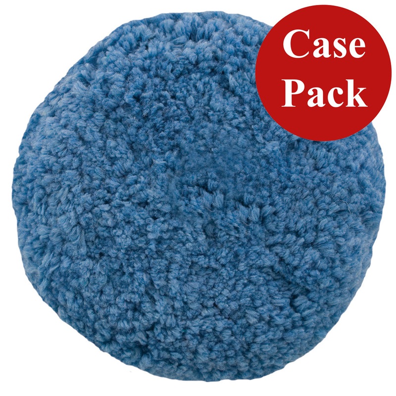 Presta Rotary Blended Wool Buffing Pad – Blue Soft Polish – *Case of 12* [890144CASE]