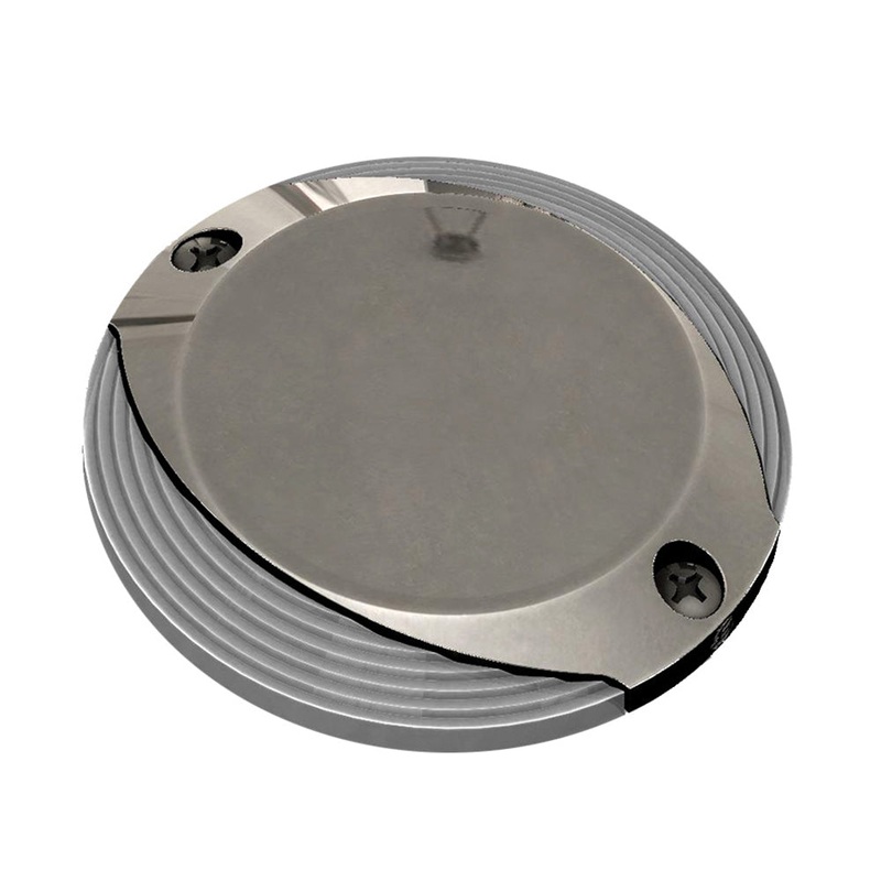 Lumitec Scallop Surface Mount Pathway Light – Spectrum RGBW/Warm White – Stainless Steel Housing [101672]