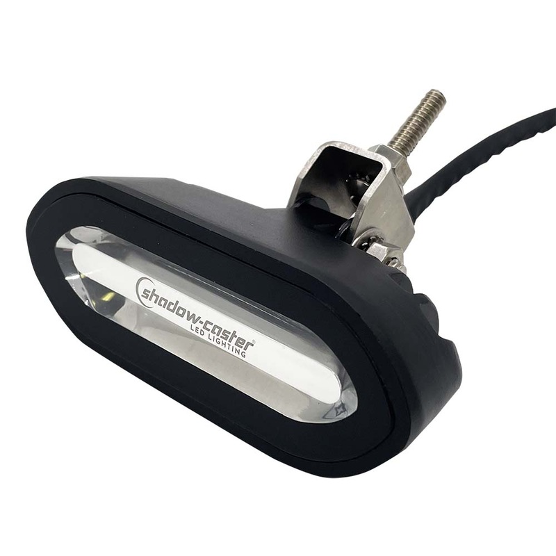 Shadow-Caster SCM-SL Series Bracket Mount Spreader Light – Black Housing – Full-Color [SCM-SLB-CC-BK]