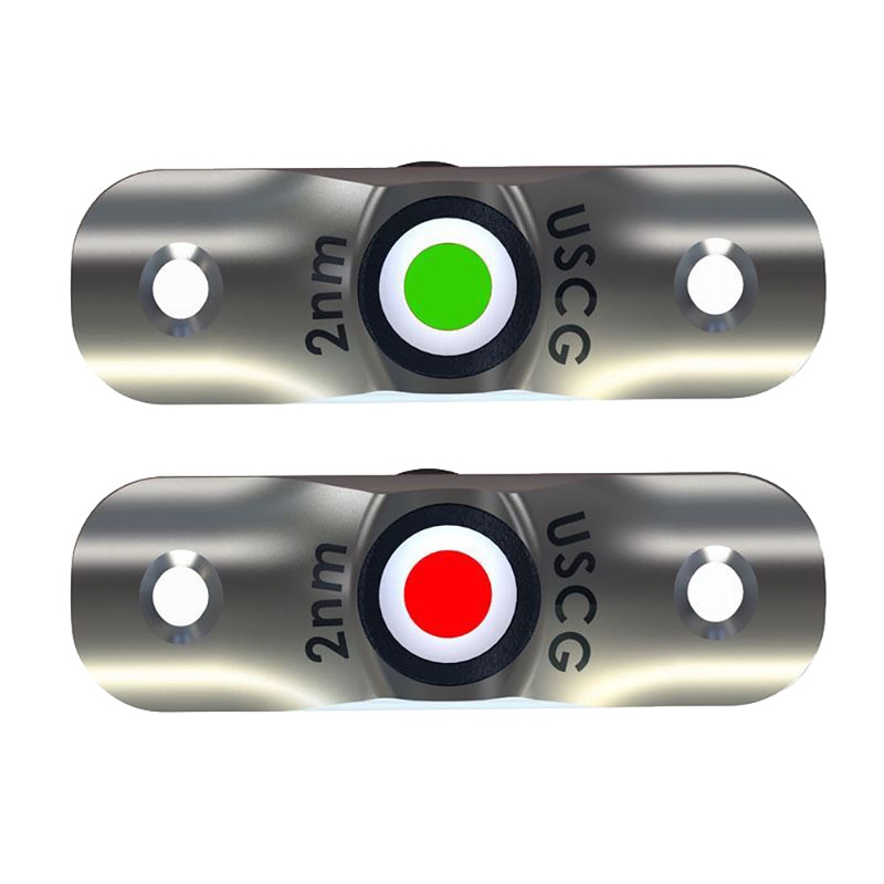 TACO Rub Rail Mounted LED Navigation Light Set – 2-1/2 [F38-6800D]