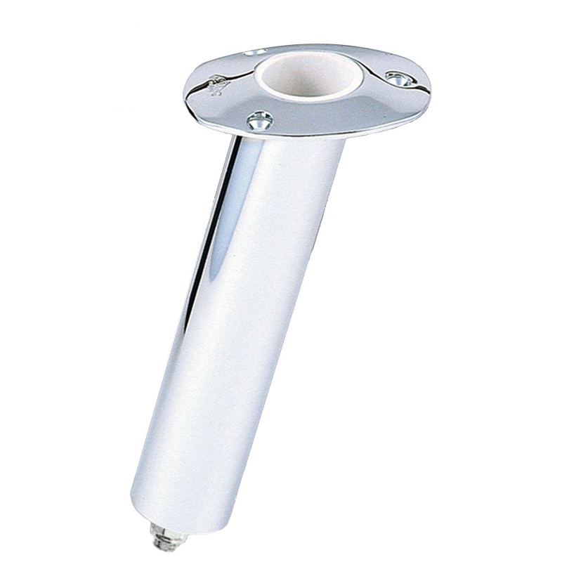 Lee’s 15 Degree SS Flush Mount Swivel Base Rod Holder – 2 x 9 – Medium [RH5369H]