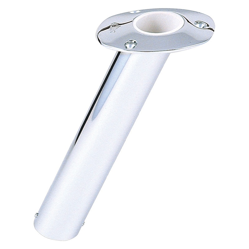 Lee’s 30 Degree Stainless Steel Flush Mount Rod Holder – 2 O.D. [RH525SS]