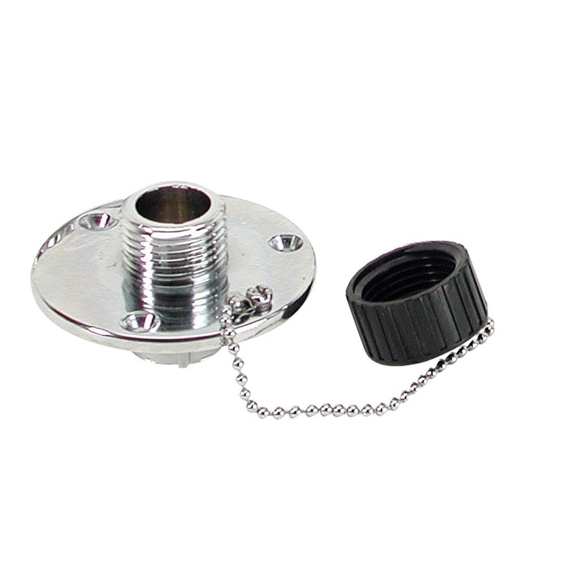 Whitecap C.P. Brass Outlet 2-3/4 Base 1 Depth [P-2454C]