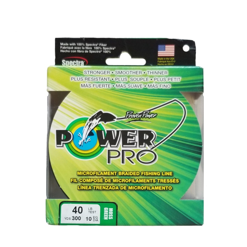 Power Pro Moss Green 40 lb 300 yds Braided Fishing Line