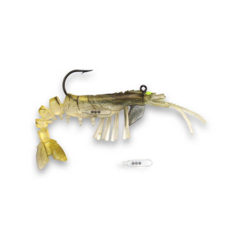 Vudu Rattling Shrimp Gold 3-1/2 2pk