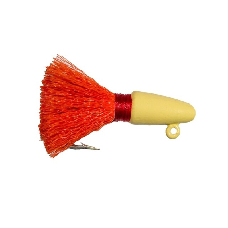 BOONE Pompano Jig Cream/Orange 1/4oz 3pk