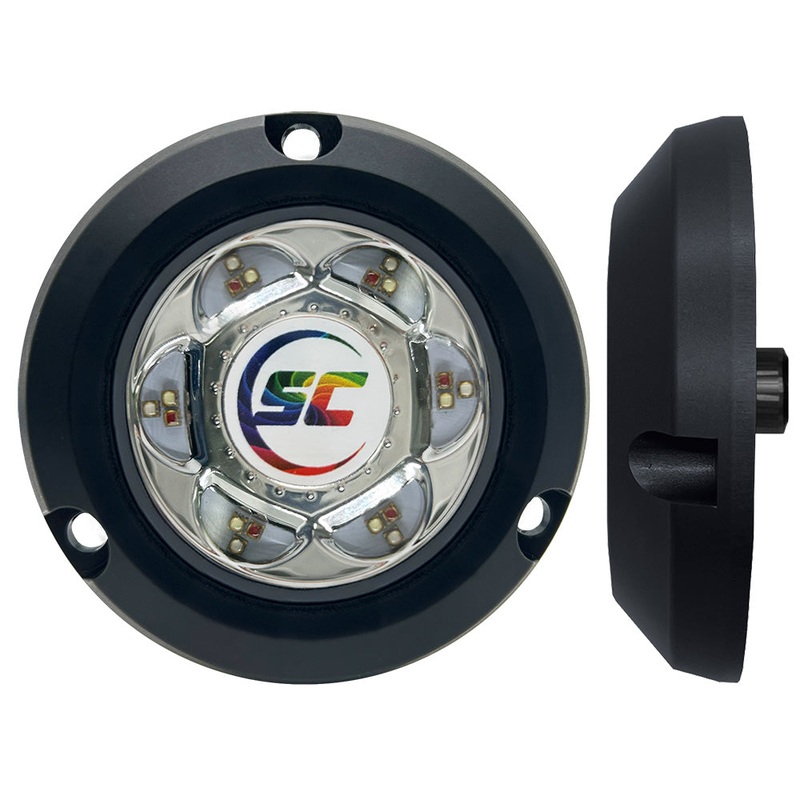 Shadow-Caster SC2 Series Polymer Composite Surface Mount Underwater Light – Full Color [SC2-CC-CSM]