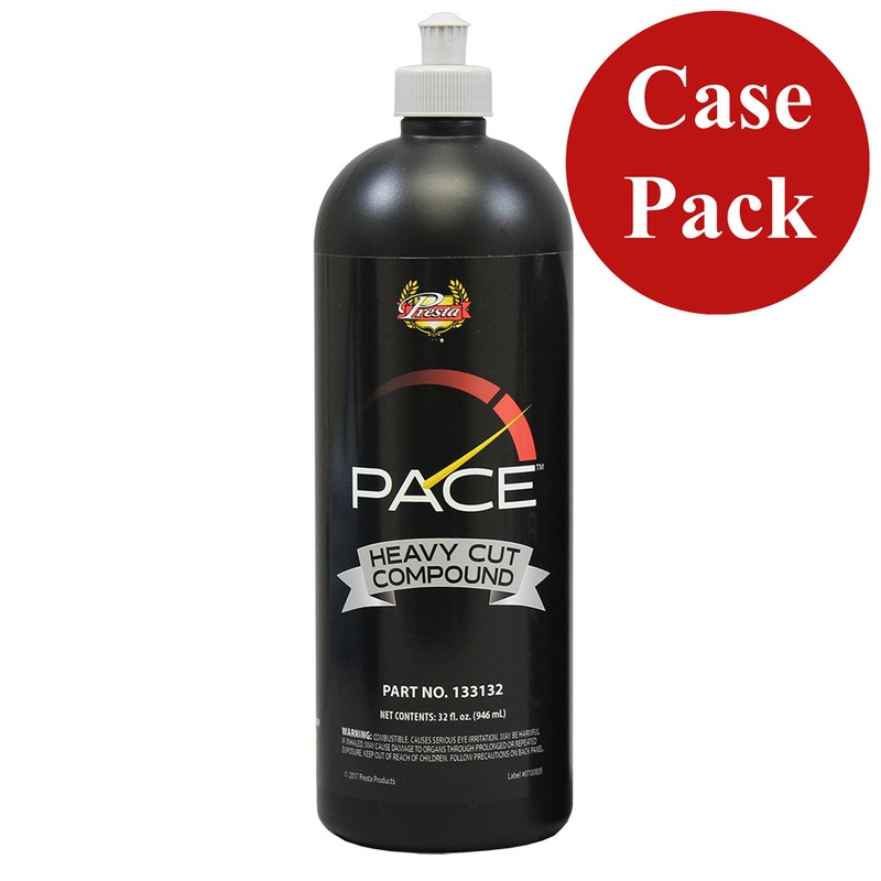 Presta PACE Heavy Cut Compound – 32oz – *Case of 6* [133132CASE]