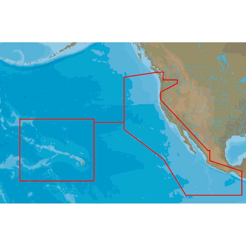 C-MAP 4D NA-D024 – USA West Coast & Hawaii – Full Content [M-NA-D024-MS]