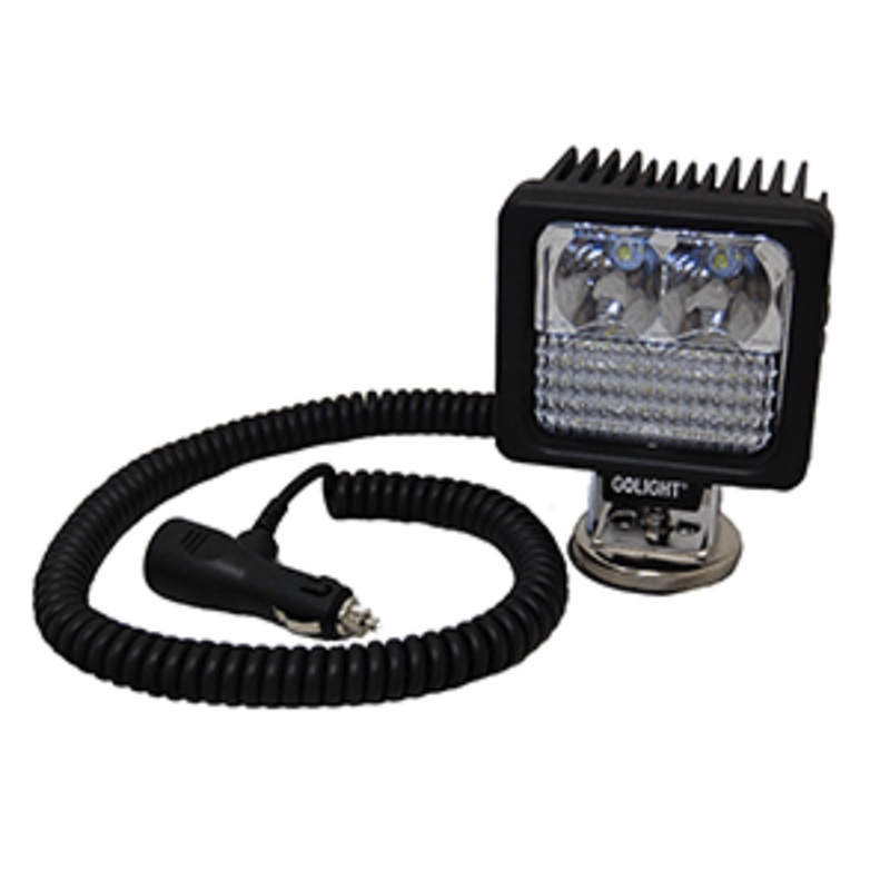 Golight GXL LED Worklight Series Flood Light Portable Mount – Black [40215]