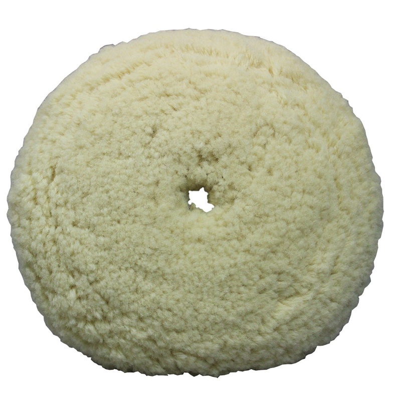 Presta White Wool Aggressive Cutting Pad – 9 [890141]