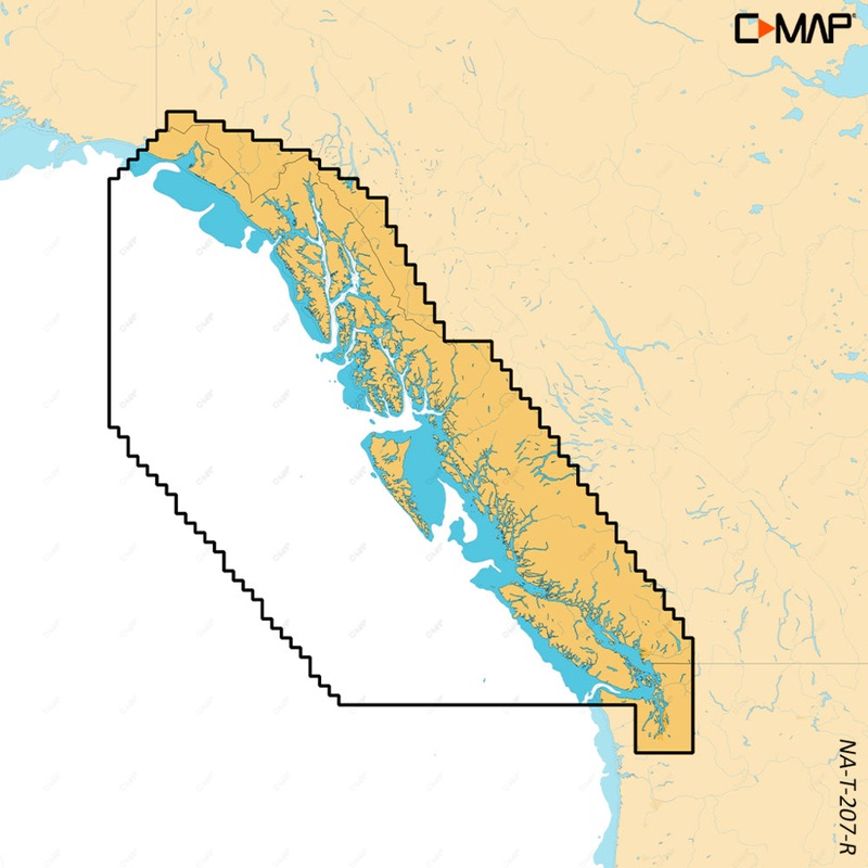 C-MAP REVEAL X – British Columbia  Puget Sound [M-NA-T-207-R-MS]