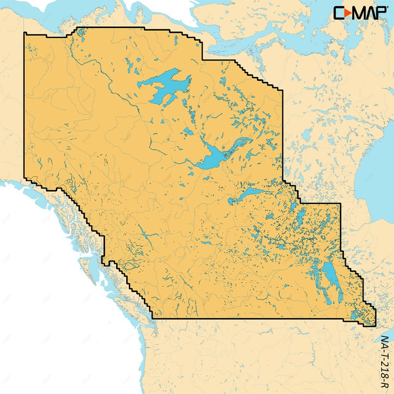C-MAP REVEAL X – Canada Lake Insight West HD [M-NA-T-218-R-MS]