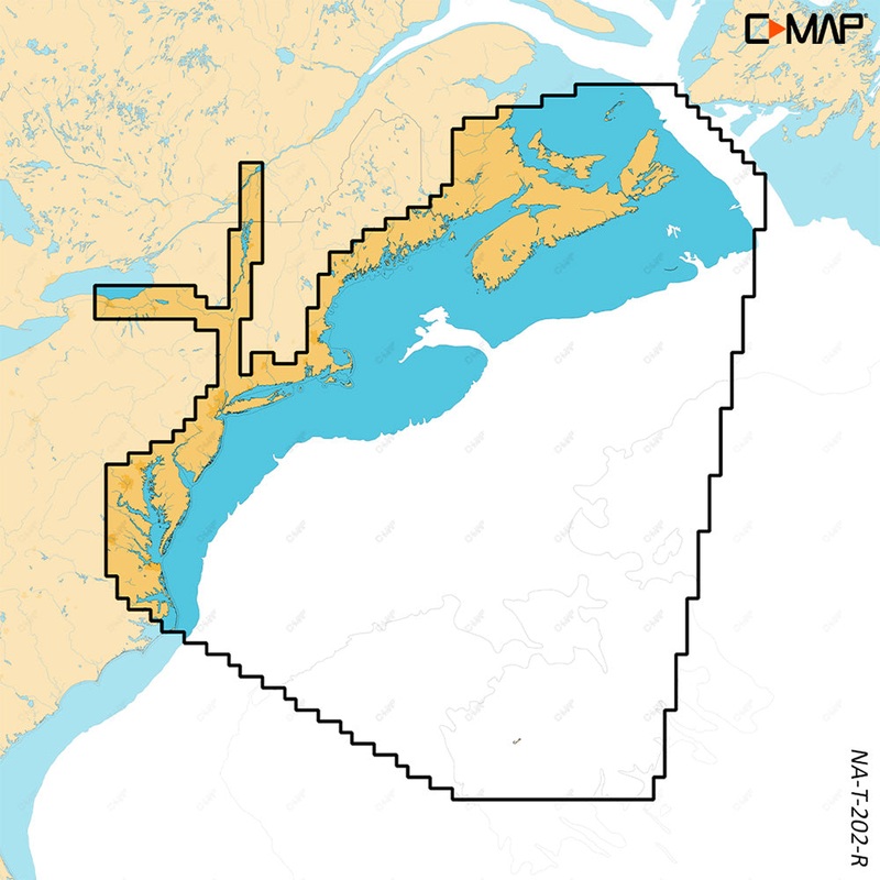 C-MAP REVEAL X – Nova Scotia to the Chesapeake Bay [M-NA-T-202-R-MS]