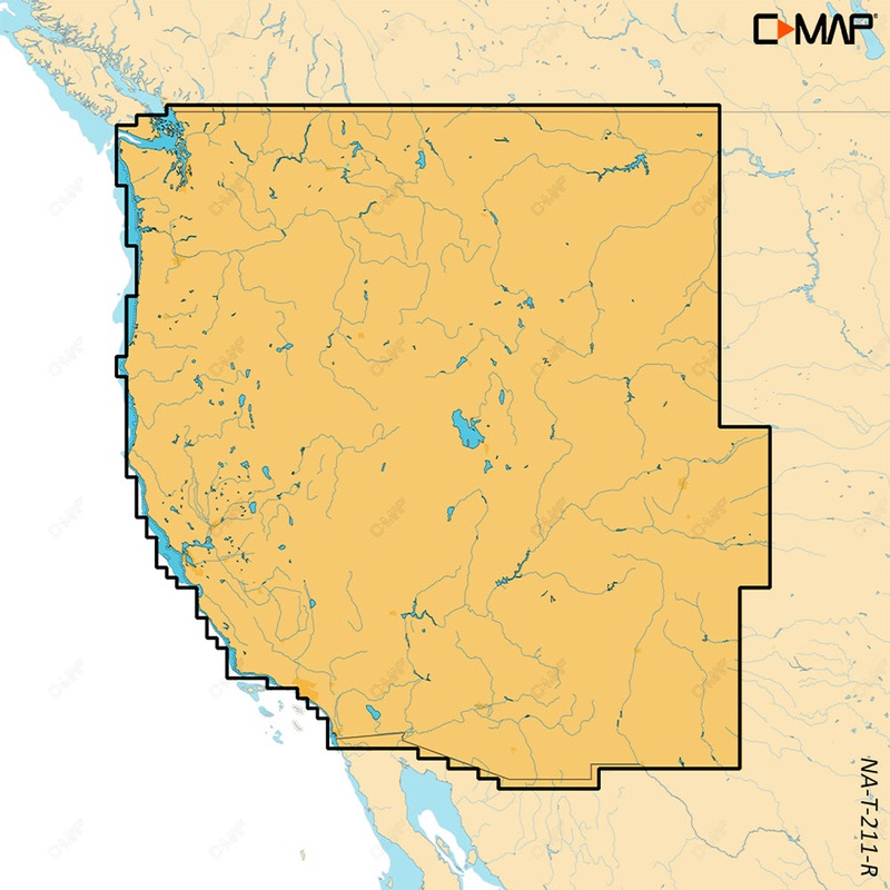 C-MAP REVEAL X – U.S. Lakes West [M-NA-T-211-R-MS]