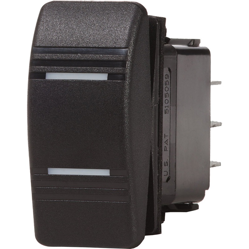 Blue Sea 8286 Water Resistant Contura III Switch – ON-OFF-ON – Black [8286]