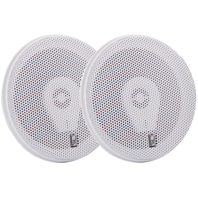 Poly-Planar MA-8506 6 200 Watt Titanium Series Speakers – White [MA8506W]