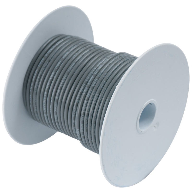 Ancor Grey 16 AWG Primary Wire – 100′ [102410]