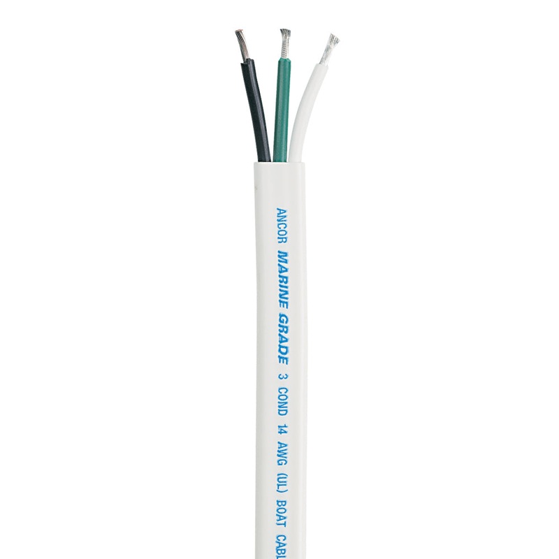 Ancor Triplex Cable – 14/3 AWG – 100′ [131510]