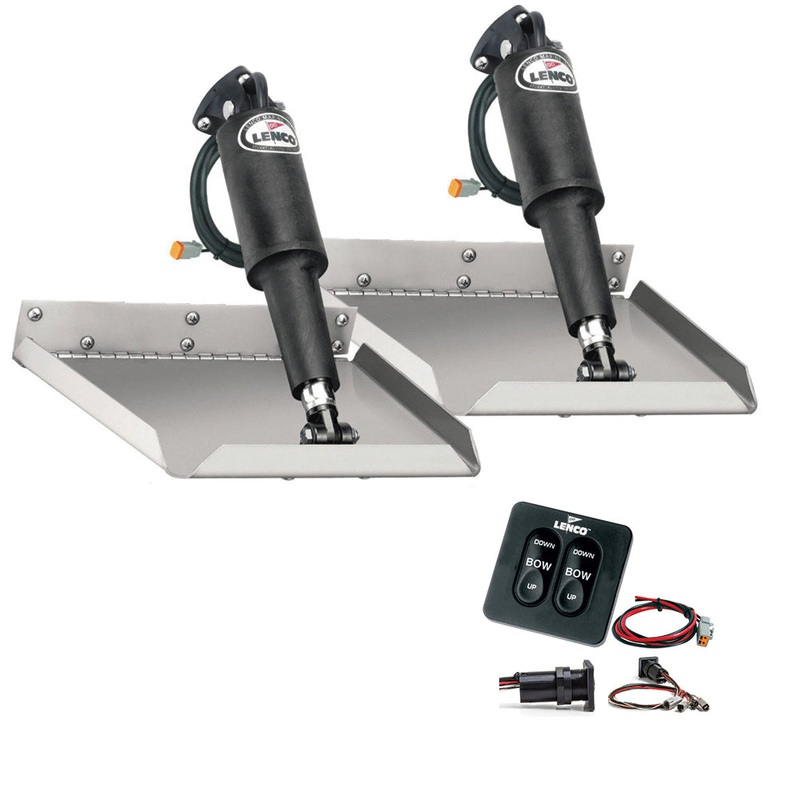 Lenco 12 x 9 Edgemount Kit w/Standard Tactile Switch Kit 12V [TT12X9E]