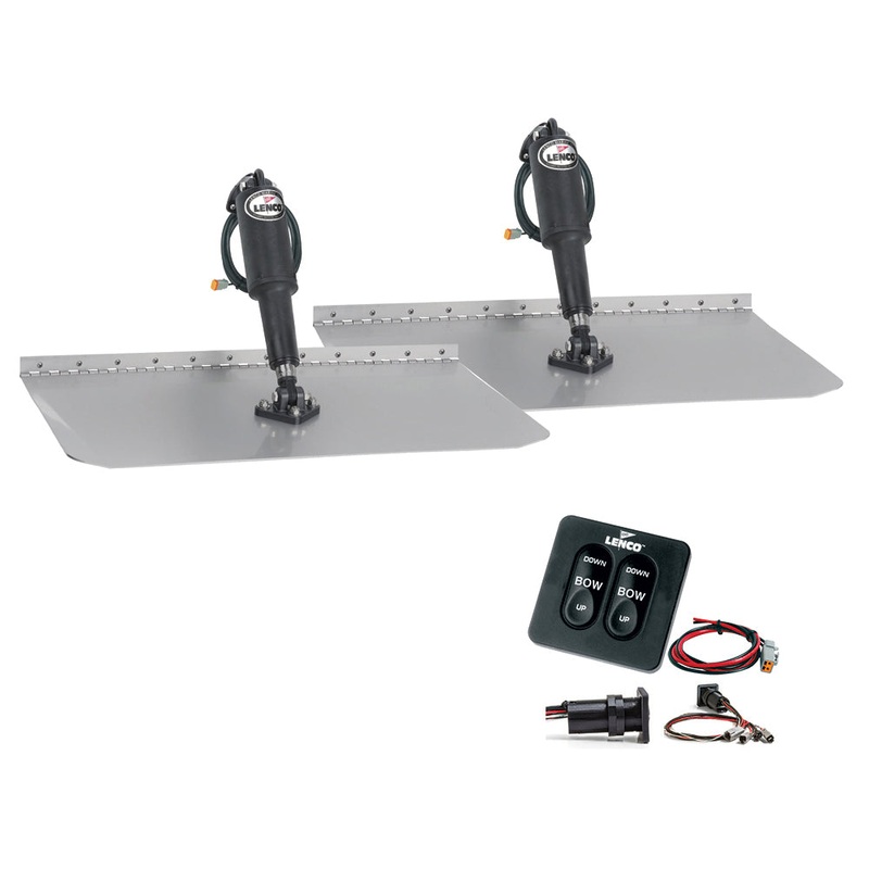 Lenco 12×12 Standard Trim Tab Kit w/Standard Integrated Switch 12V [15105-102]