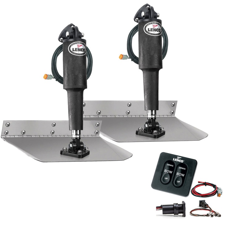 Lenco 9 x 12 Standard Trim Tab Kit w/Standard Integrated Switch Kit 12V [15104-102]