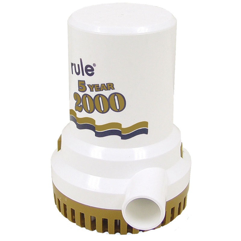 Rule 2000 G.P.H. Gold Series Bilge Pump [09]