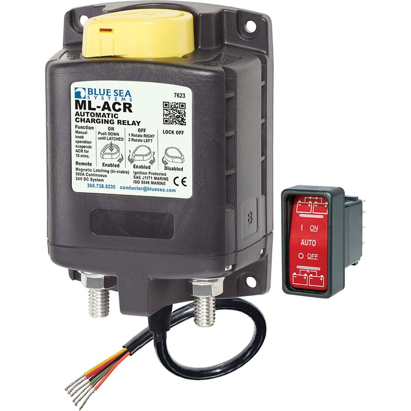 Blue Sea 7623 ML-Series Heavy Duty Automatic Charging Relay – 24V [7623]